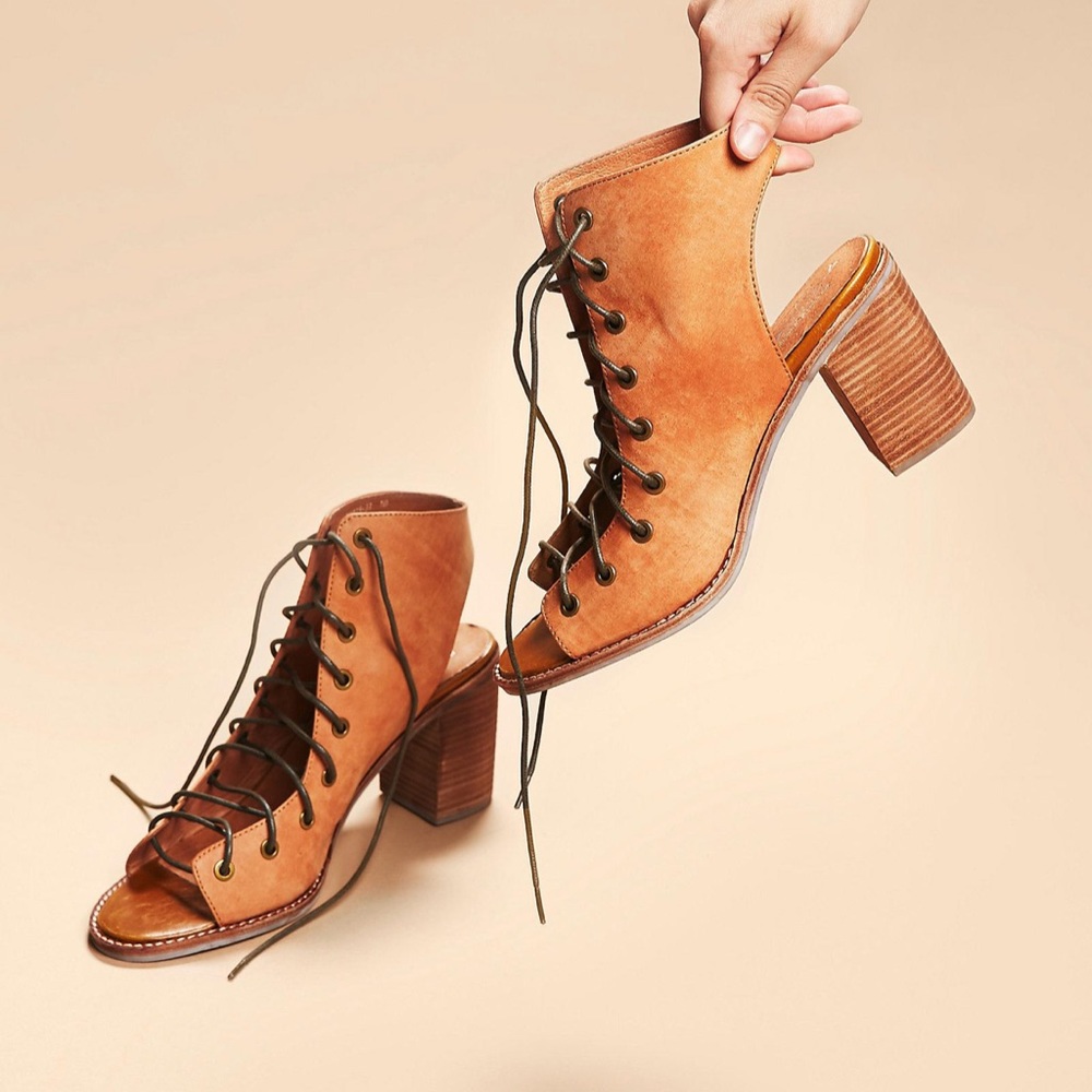 Free People Jeffrey Campbell Lace Up Heels